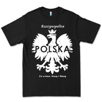 Black poland rzeczpospolita polska polish eagle symbol Premium Tee - linhVisuals