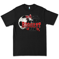 Black little brother biggest fan soccer Premium Tee - FaDigitalArtStudio