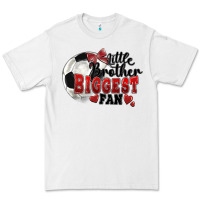White little brother biggest fan soccer Premium Tee - FaDigitalArtStudio