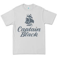 Dove Grey Captain Black Cigar Premium Tee - linhVisuals