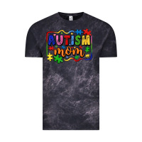 Cloud Black autism mom Vintage Tee - LillyAllenDesigns