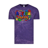 Cloud Purple autism mom Vintage Tee - LillyAllenDesigns
