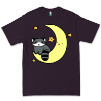 Plum crescent moon raccoon Premium Tee - linhVisuals