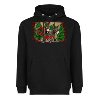 Black donkey christmas Heavyweight Hoodie - Jasminsmagicworld