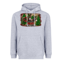 Heather Grey donkey christmas Heavyweight Hoodie - Jasminsmagicworld