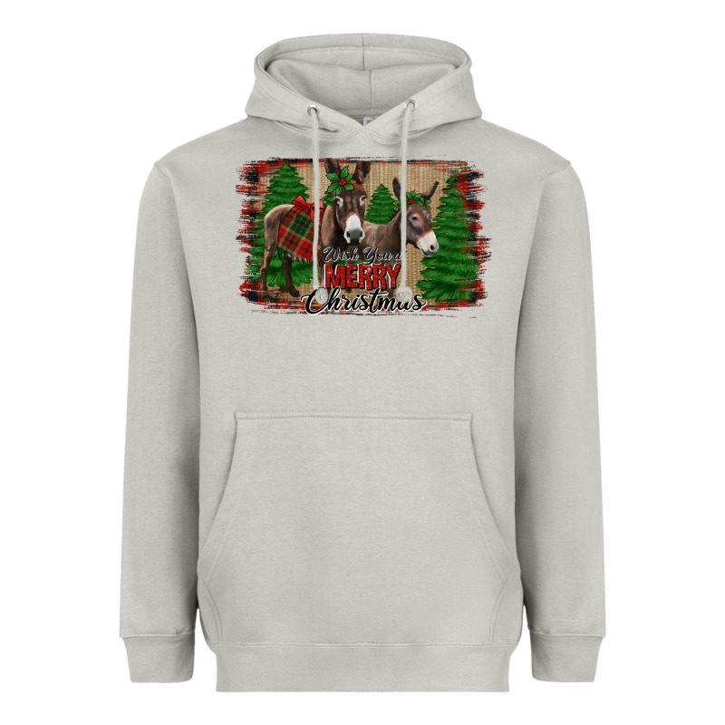 Donkey Christmas Heavyweight Hoodie by Jasminsmagicworld | Teevron