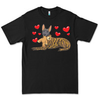 Black dutch shepherd dog t  shirt dutch shepherd dog with stuffed animal and Premium Tee - linhVisuals