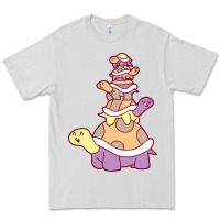 Dove Grey cute turtle stack Premium Tee - linhVisuals