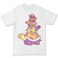 White cute turtle stack Premium Tee - linhVisuals