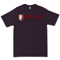 Plum ELON UNIVERSITY Premium Tee - linhVisuals