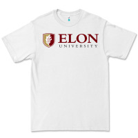 White ELON UNIVERSITY Premium Tee - linhVisuals