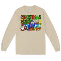Mushroom christmas truck Long Sleeve Tee - SublimationCraftShop