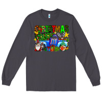 Smoke christmas truck Long Sleeve Tee - SublimationCraftShop