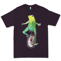 Plum dat boi watercolor unicycle frog Premium Tee - linhVisuals