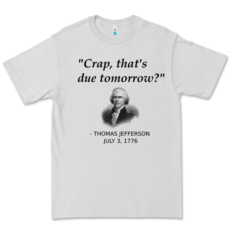 Funny Thomas Jefferson Usa History Teacher Student Gift T Shirt Premium Tee by linhVisuals | Teevron