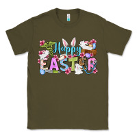 Army Green Happy Easter Nurse Classic Tee - OliviaCreatesArt
