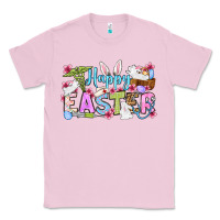 Bubblegum Pink Happy Easter Nurse Classic Tee - OliviaCreatesArt