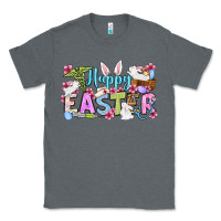 Charcoal Heather Happy Easter Nurse Classic Tee - OliviaCreatesArt