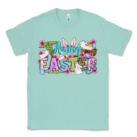 Seafoam Happy Easter Nurse Classic Tee - OliviaCreatesArt