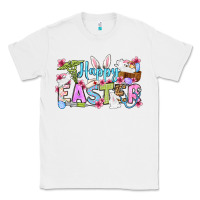 White Happy Easter Nurse Classic Tee - OliviaCreatesArt