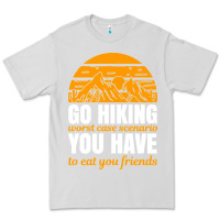Dove Grey hiking t  shirt go hiking Premium Tee - linhVisuals