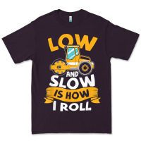 Plum asphalt paving operator quote low and slow is how i roll t shirt Premium Tee - linhVisuals