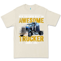 Bone awesome trucker big rig semi trailer truck driver gift men tank top Premium Tee - linhVisuals