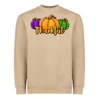 Mushroom halloween pumpkins thankful Heavyweight Sweatshirt - Jasminsmagicworld