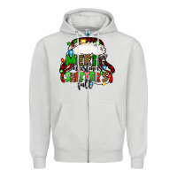Dove Grey merry christmas shitter's full christmas vacation Zipper Hoodie - Jasminsmagicworld