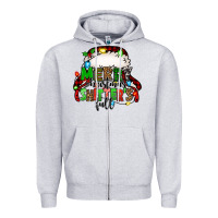 Heather Grey merry christmas shitter's full christmas vacation Zipper Hoodie - Jasminsmagicworld