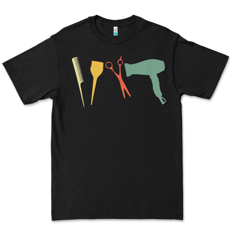 Barber Vintage Hairdresser Hairstylist Cosmetologist T Shirt Premium Tee by linhVisuals | Teevron