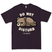 Plum do not disturb i'm busy funny lazy gift Premium Tee - linhVisuals