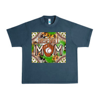 Midnight Navy Baseball Mom Urban Heavy Tee - CowhideDigitalArt