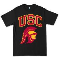 Black #usc Premium Tee - linhVisuals