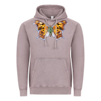 Vintage Zinc Question Mark Butterfly Vintage Hoodie - LillyAllenDesigns