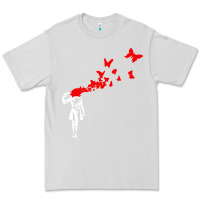 Dove Grey banksy Premium Tee - linhVisuals