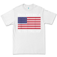 White pro america anti trump shirt   american usa flag resist t shirt Premium Tee - linhVisuals
