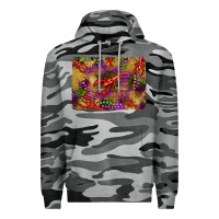Slate Camo mardi gras crawfısh leopard wood and glitter background Premium Hoodie - Artiststas