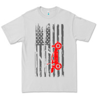Dove Grey rc racing american flag radio control rc car t shirt Premium Tee - linhVisuals