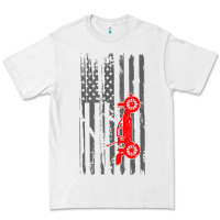 White rc racing american flag radio control rc car t shirt Premium Tee - linhVisuals