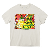 Cream life is short make it sweet Heavy Core Tee - Jasminsmagicworld