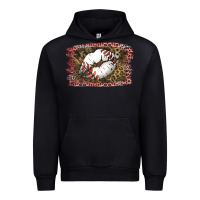 Black Baseball Lips Urban Hoodie - Jasminsmagicworld