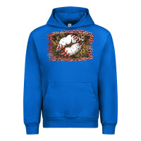 Cobalt Baseball Lips Urban Hoodie - Jasminsmagicworld