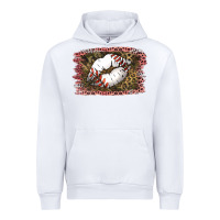 White Baseball Lips Urban Hoodie - Jasminsmagicworld
