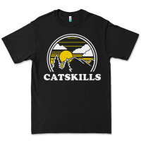 Black catskills new york vintage Premium Tee - linhVisuals