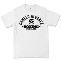 White canelo alvarez boxing Premium Tee - linhVisuals