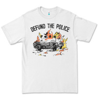 White defund the police Premium Tee - linhVisuals