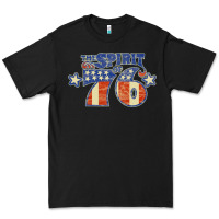 Black spirit of 76    bicentennial Premium Tee - linhVisuals
