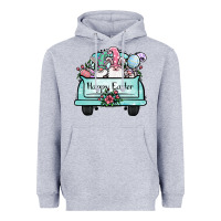 Heather Grey easter gnomes truck Heavyweight Hoodie - Jasminsmagicworld