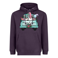Plum easter gnomes truck Heavyweight Hoodie - Jasminsmagicworld